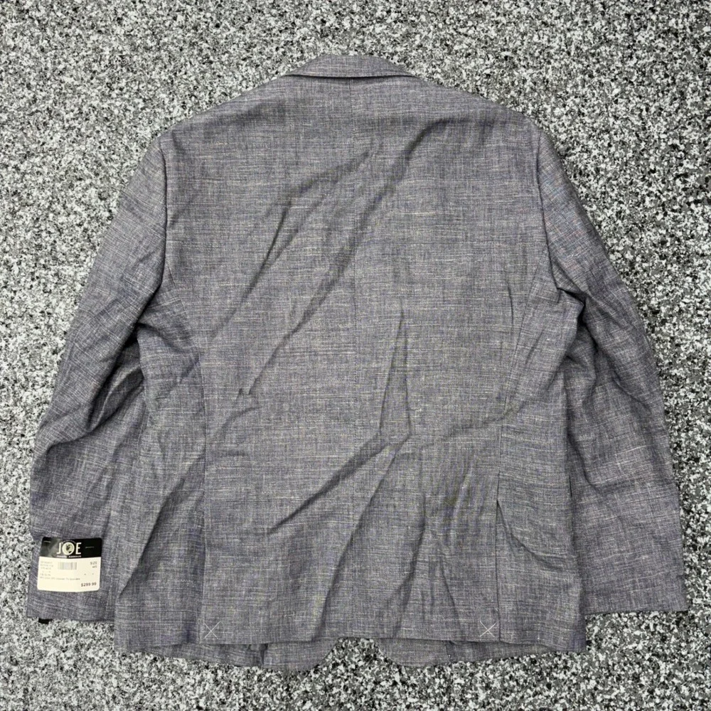 NEW JOE Joseph Abboud Linen Blend Suit Jacket 44 Short Slim Fit Italia Profilo